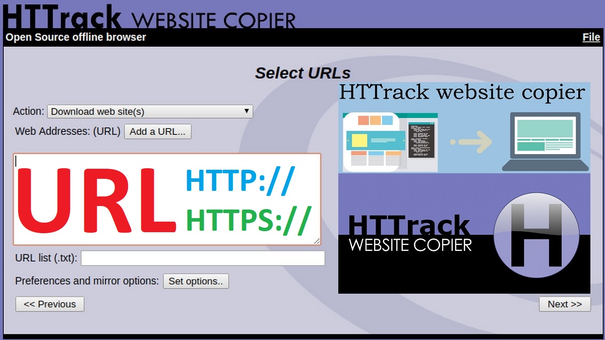 Read more about the article Mirror Websites with HTTrack Copier Download All Pages of Any Website on HDD SSD for Offline Browse