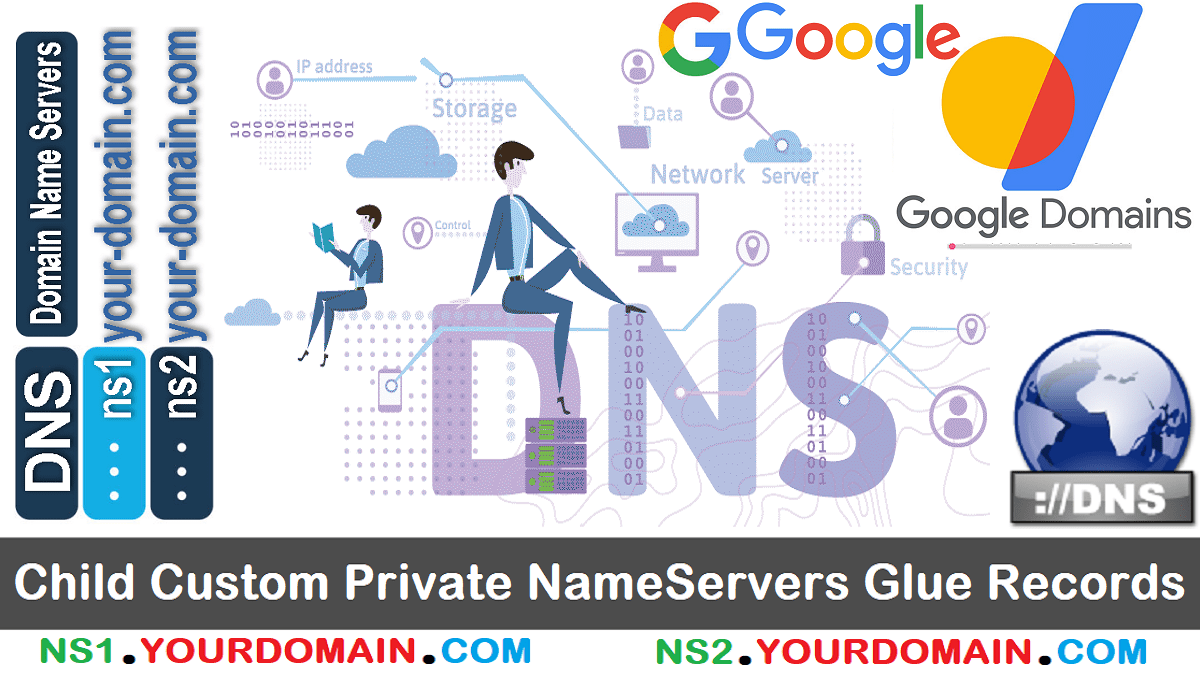 Read more about the article Google Domains DNS Entries 🌐 Own Child Custom Private NameServers Glue Records Hostname